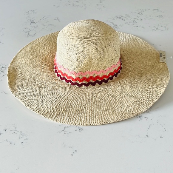 Madewell x Biltmore Rickrack Straw Hat - Picture 2 of 9